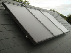 Roof Mounted Solar Panels - Flat Plate